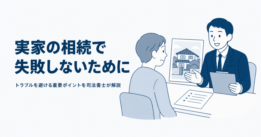 実家の相続で失敗しないために