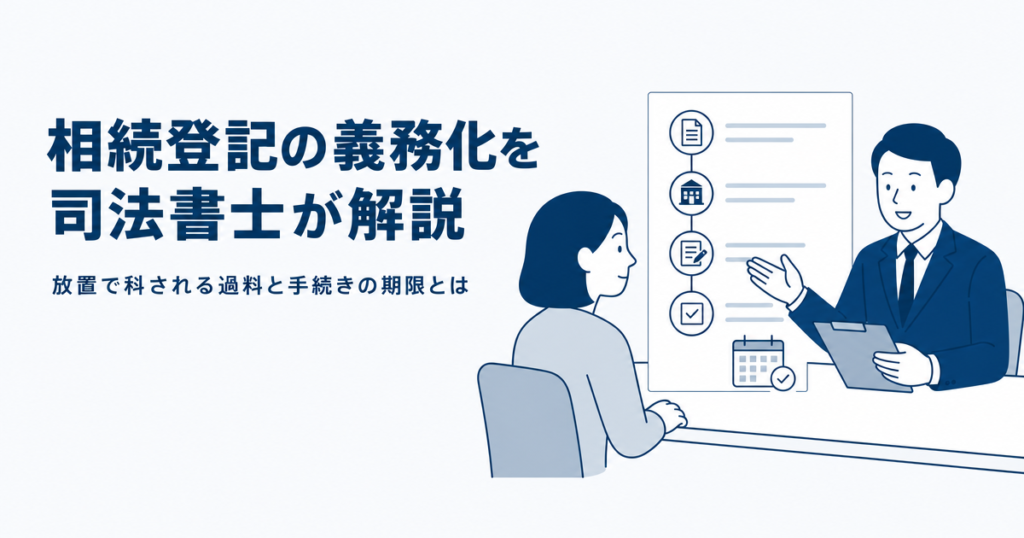 相続登記の義務化を司法書士が解説