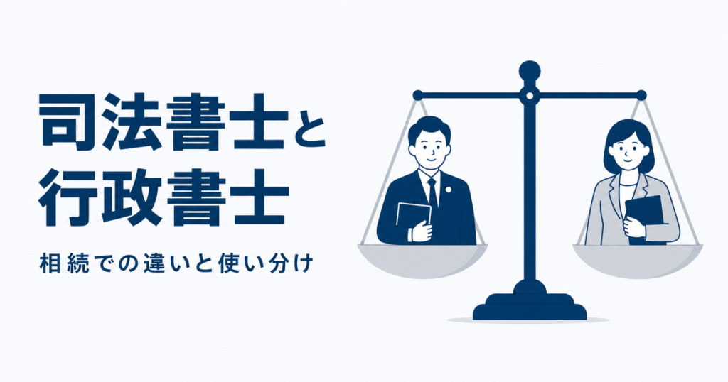 司法書士と行政書士