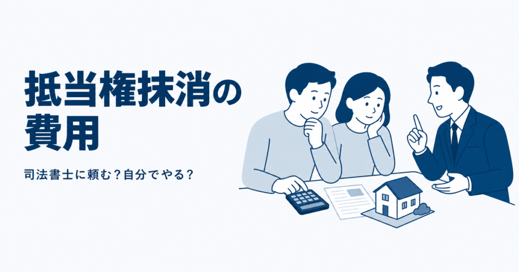 抵当権抹消の費用