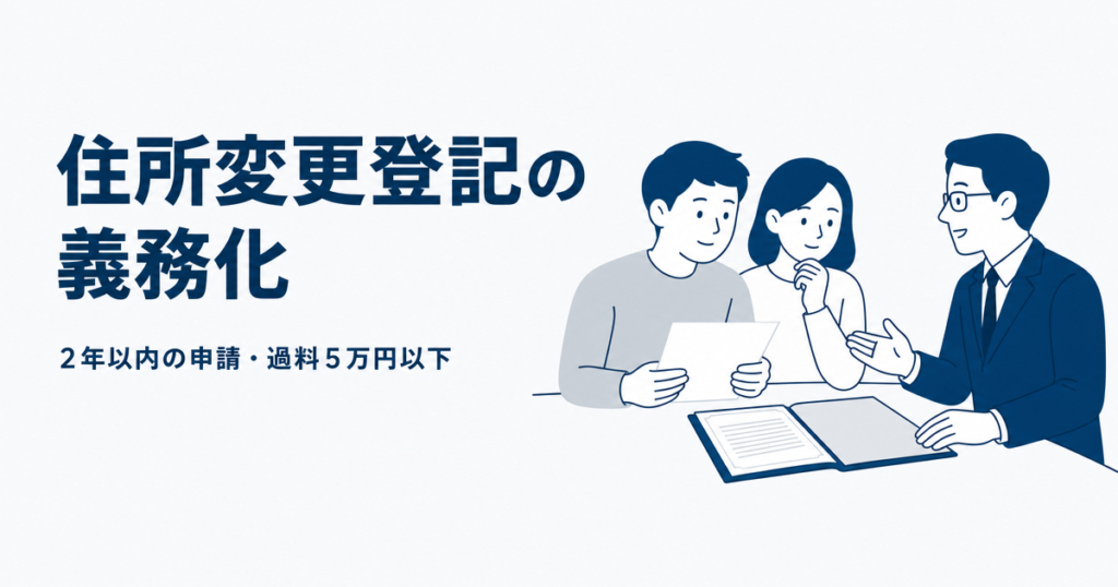 住所変更登記の義務化